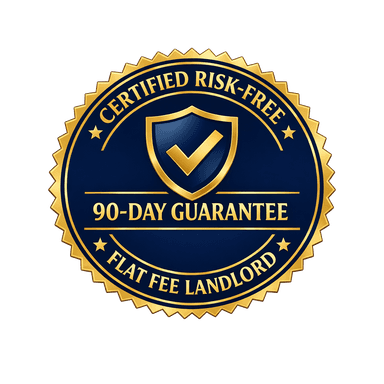 Certified Risk-Free 90-Day Guarantee — Flat Fee Landlord