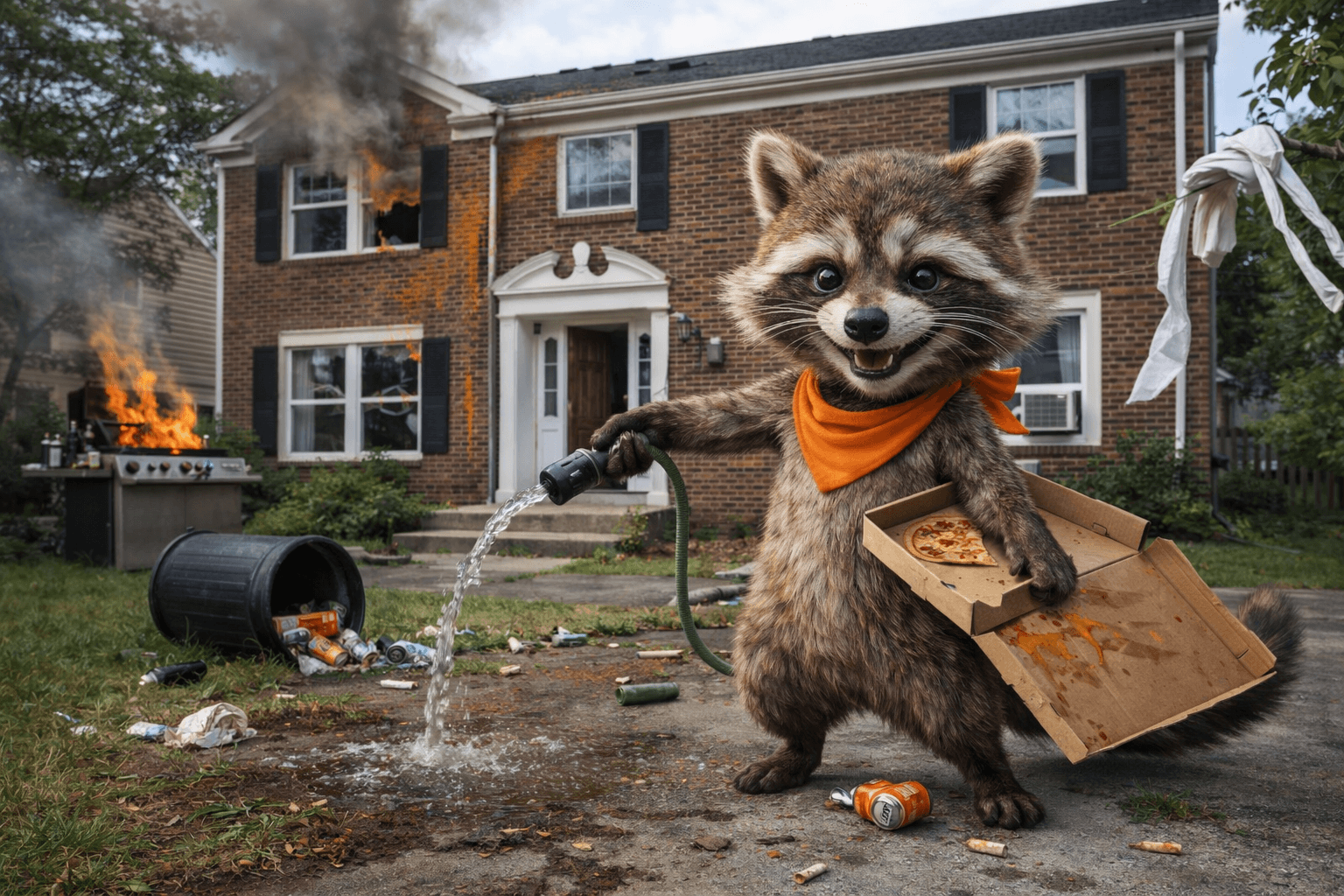 Ruckus the raccoon causing chaos for Fredericksburg landlords — PCS orders, VRLTA fines, and student turnover